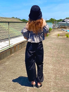 Gini Akiさん(レディース・153cm)の夏コーディネート