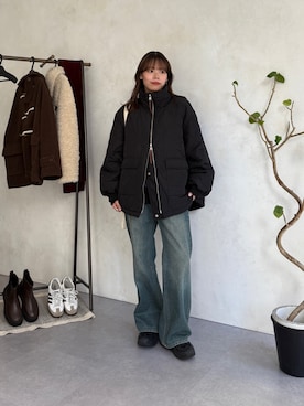 「アイテム（ブルゾン）」を使った、asuka さん（レディース・165cm）の秋コーディネート