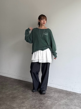 「アイテム（ワンピース）」を使った、asuka さん（レディース・165cm）の夏コーディネート