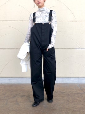 「CPCM（シーピーシーエム）のアイテム（オールインワン・サロペット）」を使った、asuka さん（レディース・164cm）の春コーディネート