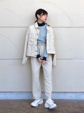 「ボーイッシュ」｜「アイテム（セットアップ）」を使った、asuka さん（レディース・164cm）の春コーディネート