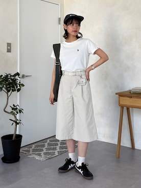 「U.S. POLO ASSN.（ユーエスポロアッスン）のアイテム」を使った、asuka さん（レディース・165cm）の夏コーディネート