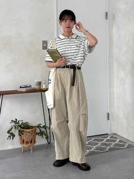 「U.S. POLO ASSN.（ユーエスポロアッスン）のアイテム」を使った、asuka さん（レディース・165cm）の夏コーディネート