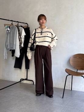 「骨格ウェーブ」｜asuka さん（レディース・165cm・20代）の秋コーディネート