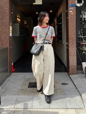 「CPCM（シーピーシーエム）のアイテム」を使った、asuka さん（レディース・165cm）の夏コーディネート