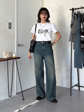 「CPCM（シーピーシーエム）のアイテム」を使った、asuka さん（レディース・165cm）の夏コーディネート