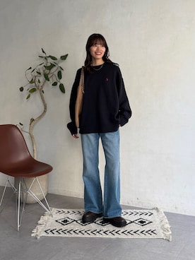 「CPCM（シーピーシーエム）のアイテム」を使った、asuka さん（レディース・165cm）の冬コーディネート