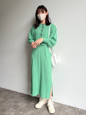 「CPCM」｜「アイテム（ワンピース/ドレス）」を使った、asuka さん（レディース・164cm）の冬コーディネート