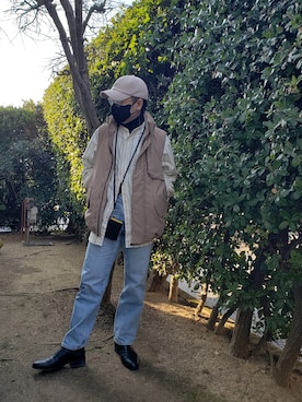 「BAYFLOW（ベイフロー）のアイテム（財布/小物）」を使った、　ユウJさん（メンズ・169cm）の冬コーディネート