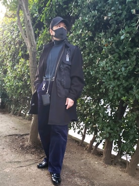 「BAYFLOW（ベイフロー）のアイテム（財布/小物）」を使った、　ユウJさん（メンズ・169cm）の秋コーディネート