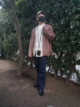 「アイテム（財布）」を使った、　ユウJさん（メンズ・169cm）の秋コーディネート