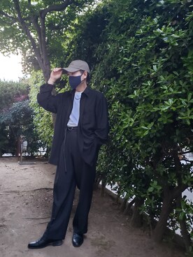 「Avail（アベイル）のアイテム（スラックス）」を使った、　ユウJさん（メンズ・169cm）の春コーディネート