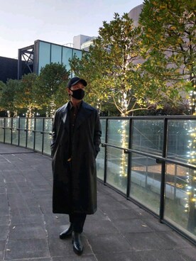 「ZARA（ザラ）のアイテム（トレンチコート）」を使った、　ユウJさん（メンズ・169cm）の秋コーディネート