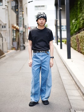 STUDIOUS MENSさん（メンズ・178cm）の夏コーディネート