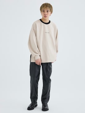 「CULLNI（クルニ）のアイテム（パンツ）」を使った、STUDIOUS MENSさん（メンズ・170cm）の秋コーディネート