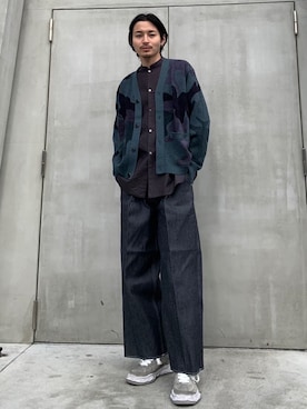 「saby（サバイ）のアイテム」を使った、STUDIOUS MENSさん（メンズ・182cm）の冬コーディネート