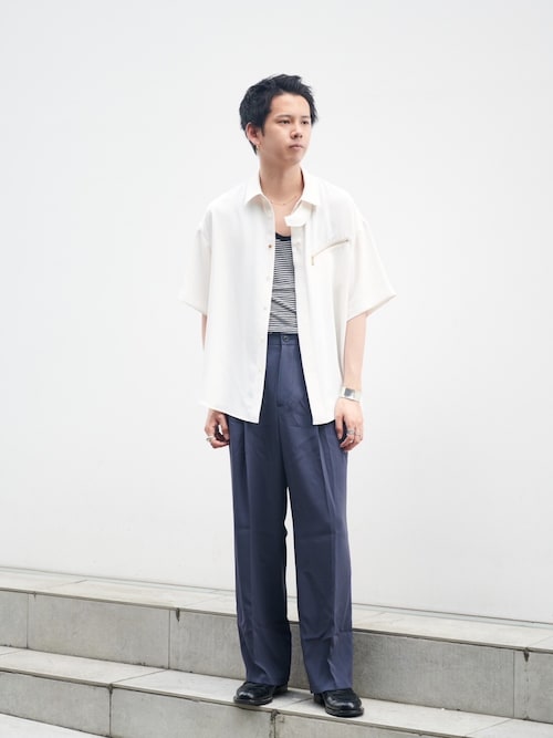 CULLNI(クルニ)の「STUDIOUS別注 New Standard ZIP S/S SHIRT