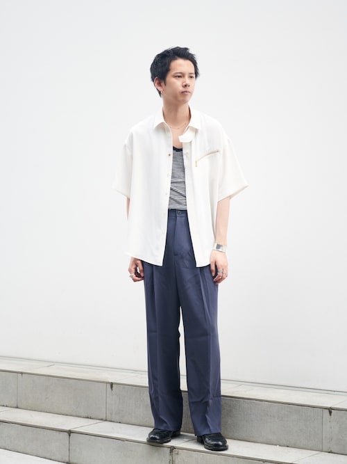 CULLNI（クルニ）の「STUDIOUS別注 New Standard ZIP S/S SHIRT