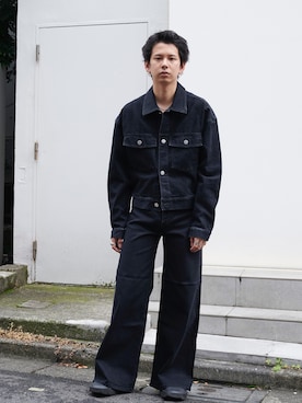 「MUKAI（ムカイ）のアイテム（ジャケット/アウター）」を使った、STUDIOUS MENSさん（メンズ・178cm）の夏コーディネート