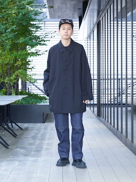 「MUKAI（ムカイ）のアイテム（ジャケット/アウター）」を使った、STUDIOUS MENSさん（メンズ・178cm）の秋コーディネート