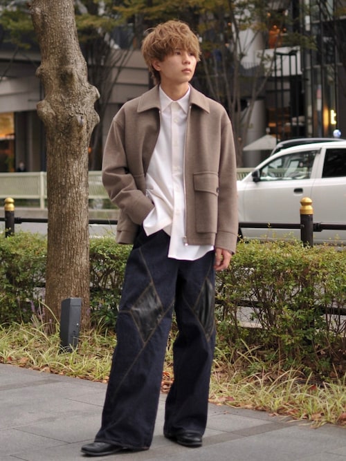 WOOL SHIRTS/オーバーサイズウールシャツ（シャツ/ブラウス