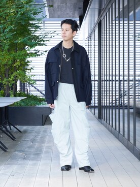 「STUDIOUS（ステュディオス）のアイテム（財布/小物）」を使った、STUDIOUS MENSさん（メンズ・178cm）の秋コーディネート