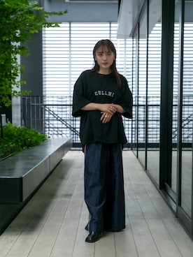 「CULLNI（クルニ）のアイテム」を使った、STUDIOUS MENSさん（レディース・155cm）の秋コーディネート