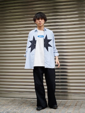 「soe（ソーイ）のアイテム」を使った、STUDIOUS MENSさん（メンズ・175cm）の春コーディネート