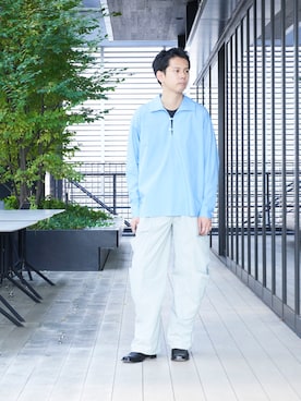 「MUKAI（ムカイ）のアイテム（シャツ/ブラウス）」を使った、STUDIOUS MENSさん（メンズ・178cm）の秋コーディネート