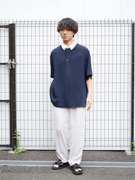 「PADRONE（パドローネ）のアイテム」を使った、STUDIOUS MENSさん（メンズ・176cm）の春コーディネート