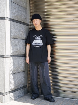 「WHITE MOUNTAINEERING（ホワイトマウンテニアリング）のアイテム」を使った、STUDIOUS MENSさん（メンズ・168cm）の春コーディネート