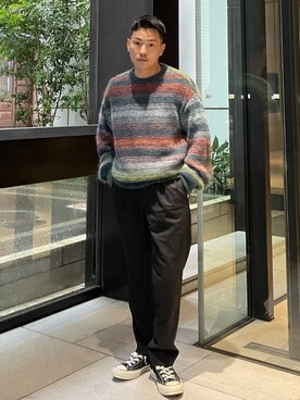 「MUKAI（ムカイ）のアイテム」を使った、STUDIOUS MENSさん（メンズ・158cm）の秋コーディネート