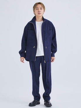 「CULLNI（クルニ）のアイテム（パンツ）」を使った、STUDIOUS MENSさん（メンズ・170cm）の秋コーディネート