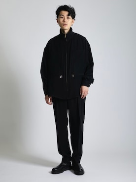 「CULLNI（クルニ）のアイテム（パンツ）」を使った、STUDIOUS MENSさん（メンズ・173cm）の秋コーディネート