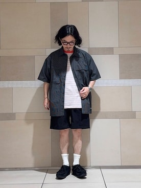 「アイテム（その他パンツ）」を使った、sugimotoさん（メンズ・165cm）の夏コーディネート