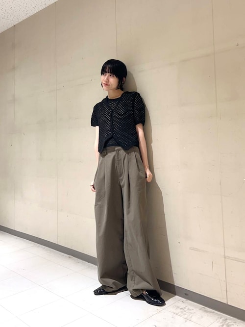 パンツ kei 楽天市場】ワイドパンツ レディース イージーパンツ 裾ドロスト