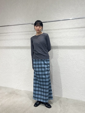 「KBF（ケイビーエフ）のアイテム」を使った、たけださん（レディース・160cm）の夏コーディネート