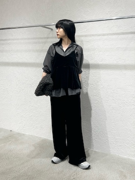 「KBF（ケイビーエフ）のアイテム（キャミソール）」を使った、たけださん（レディース・160cm）の秋コーディネート