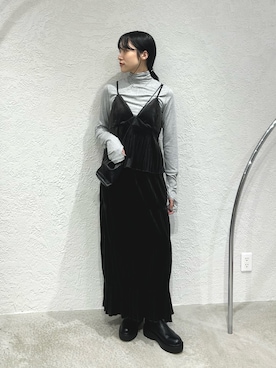 「アイテム（Tシャツ/カットソー、グリーン系）」を使った、たけださん（レディース・160cm）の秋コーディネート