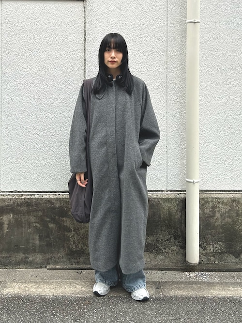 d.k.f 　ディーケーエフ　ロングコート トレンチコート ロングコート ケープ 膝下丈 2way卒業式 成人式