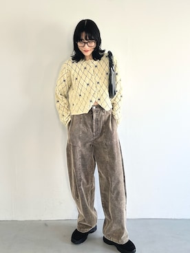 「アイテム（その他シューズ）」を使った、たけださん（レディース・160cm）の秋コーディネート