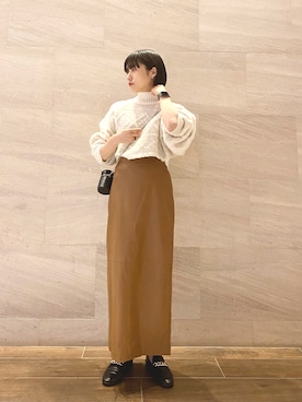 「ニット/セーター」｜たけださん（レディース・161cm）の冬コーディネート