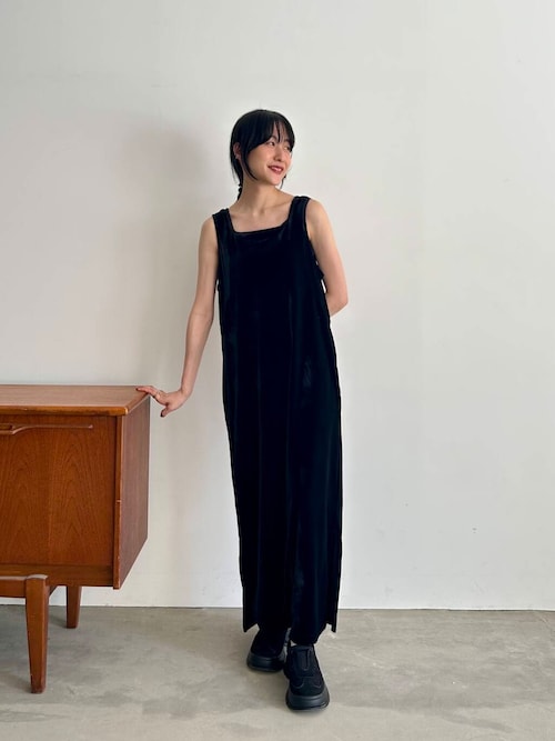 WEB限定』ベロアスクエアワンピース（ワンピース）｜KBF