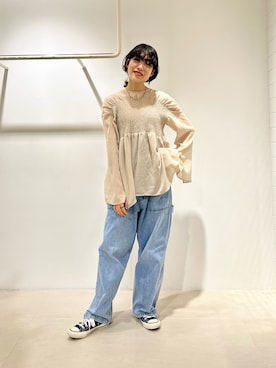 「ペインターデニム」｜たけださん（レディース・160cm）の春コーディネート