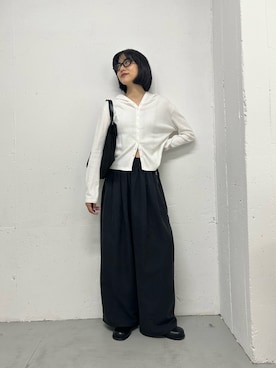「KBF（ケイビーエフ）のアイテム（バッグ）」を使った、たけださん（レディース・160cm）の夏コーディネート