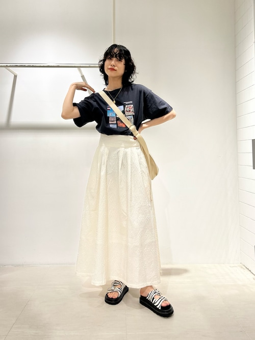 セール】フクレジャガードタックフレアスカート（スカート）｜KBF