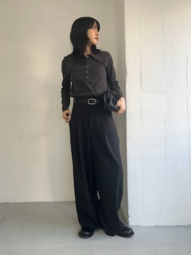 「KBF（ケイビーエフ）のアイテム」を使った、たけださん（レディース・160cm）の秋コーディネート