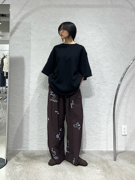 「柄パンツ」｜たけださん（レディース・160cm）の春コーディネート