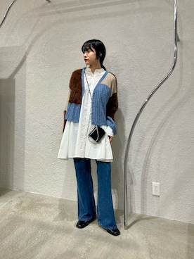 「アイテム（財布）」を使った、たけださん（レディース・160cm）の秋コーディネート