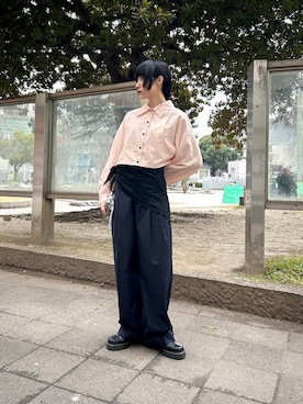 「アイテム（財布）」を使った、たけださん（レディース・160cm）の冬コーディネート
